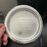 Silver Solid Round Paper Dessert Plates (17cm) 20 Count - Vibrant Paper Plates for Parties and Events, Perfect for Appetizers, Snacks, and Desserts