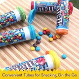 QT LIMITED M&Ms Minis Assorted Chocolate Candy, 1.08 oz Tubes (24 Count)