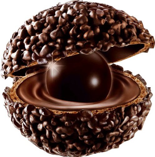 Ferrero Rondnoir Dark Chocolates with Almonds, 12 Pieces