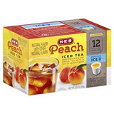 H-E-B Product Peach Iced Tea 12 Single Cups Compatible with Keurig K-cup Brewers - Set of 3