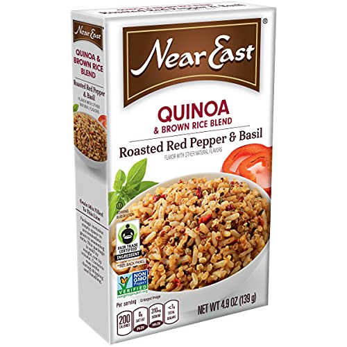 Near East Quinoa Blend, Roasted Red Pepper and Basil, 4.9 oz