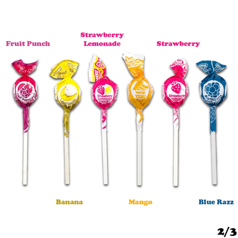 Charms Mini Pops - 4.5 lb Bag of Individually Wrapped Fruity Hard Candy Lollipops in 18 Fun Flavors - Peanut and Gluten Free, 400 Count