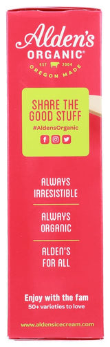Aldens Organic Strawberry Yogurt Bar, 2.5 Fluid Ounce - 4 count per pack -- 12 packs per case.