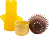 NAVEIA Just Add Vinegar and Water (yellow).Microwave Cleaner Steam Angry Mama Easily Cleans The Crud in Minutes. Fast Action Steam Kitchen Gadget.