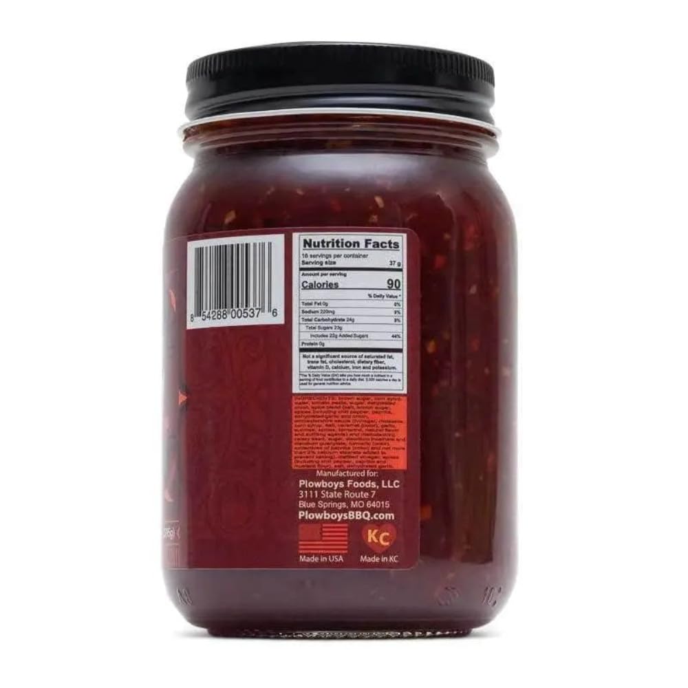 Plowboys BBQ Barbecue Sauce (Bean Buddy - 16 Fl Oz)