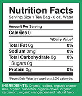 Davidson's Organics, Herbal Classic Chai, 25-count Tea Bags, Pack of 6