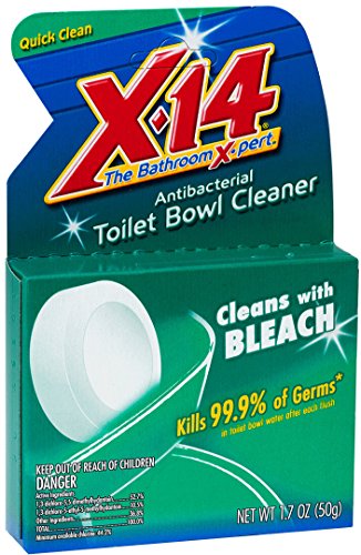 X-14 Bleach Automatic Toilet Bowl Cleaner, 1.7 OZ, 12-Pack