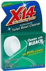 X-14 Bleach Automatic Toilet Bowl Cleaner, 1.7 OZ, 12-Pack