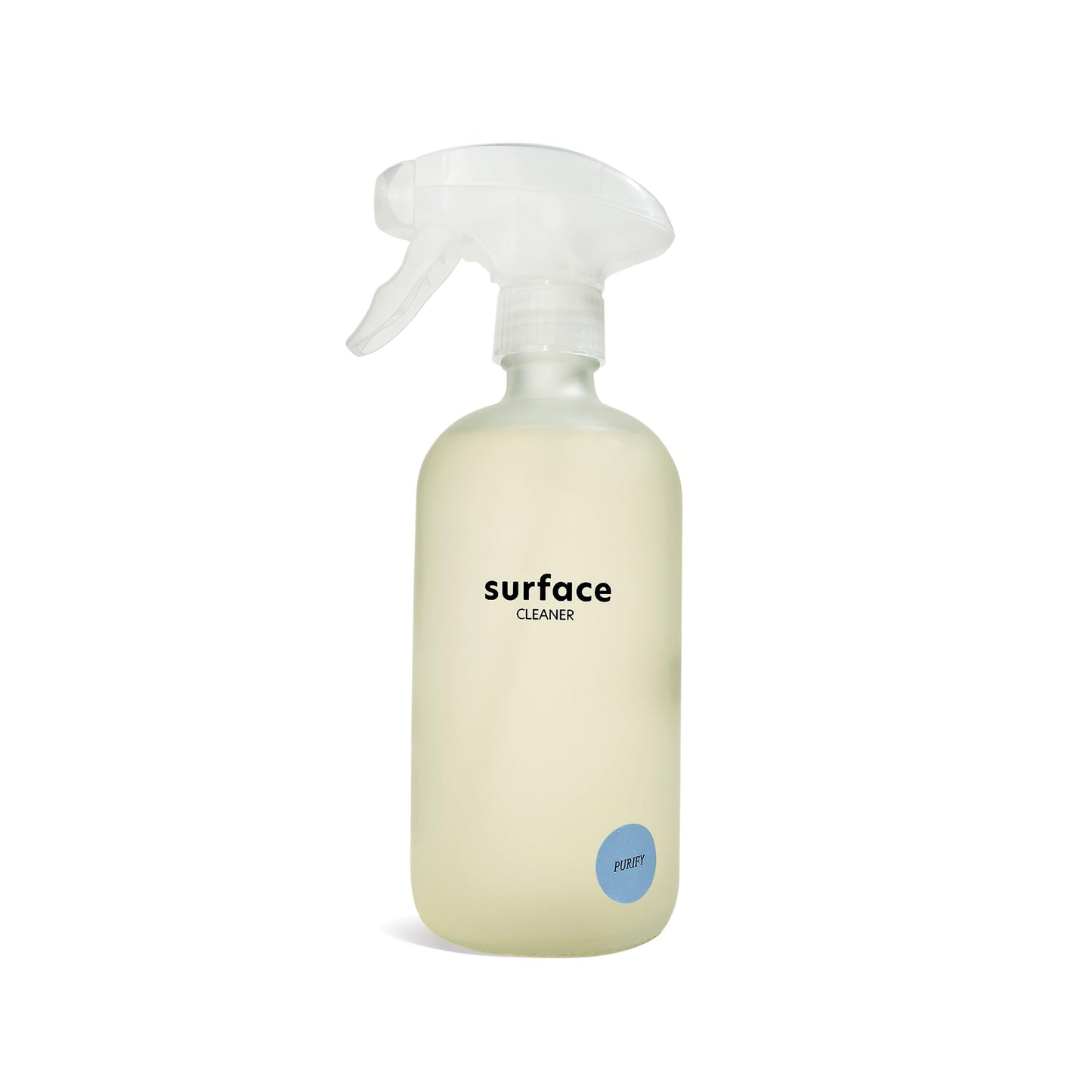 Everneat Probiotic Surface Cleaner Concentrate - Cleans for Days, Refillable, Non-Toxic | Glass Spray Bottle | Eucalyptus, Peppermint, Lemon & Tea