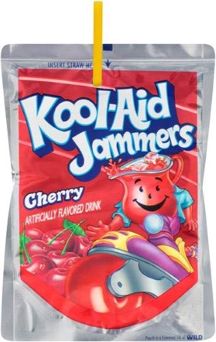Kool-Aid Jammers Fruit Drink, Cherry (Pack of 2)