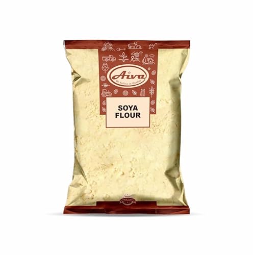 Aiva Soy Soya Bean Floour | Soy Bean Flour (Soy Flour) - 4 LB