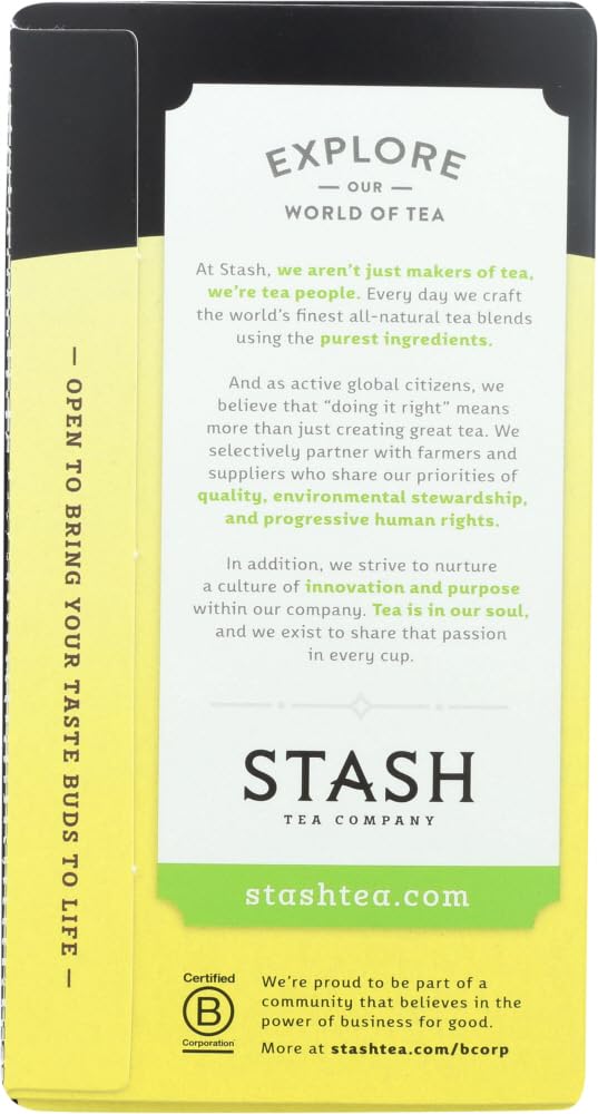 Stash Herbal Tea Meyer Lemon, 20 Count Box (3 Pack)