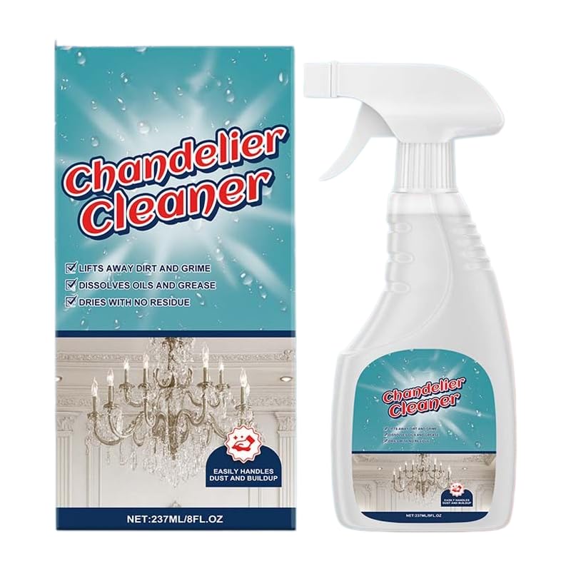 WEERSHUN Chandelier Cleaning & Care Spray | Sparkle Plenty Crystal Chandelier Cleaner Spray | Glass Cleaner for Glass, Crystal & Acrylic Light