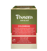 Panera Bread Colombian Medium Roast Coffee, Single Serve 10 Count Pods