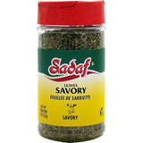 Sadaf Savory Leaves - Dried Savory Leaves for Cooking and Food Seasoning - Aromatic and Flavorful Herb - Savory Seasoning - Kosher & Vegetarian - 2 oz