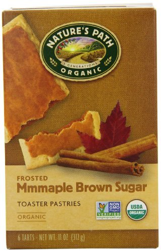 Nature's Path Organic Toaster Pastries, Frosted Mmmaple Brown Sugar, 6-Count Boxes (Pack of 12) by Nature's Path