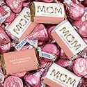 1.5lb Happy Mother's Day Flowery Chocolate Assortment - Includes Wrapped Assorted Miniatures & Pink Foiled Kisses For Giveaways, Mom Gifts, Event
