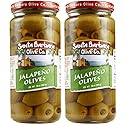 Santa Barbara Hand Stuffed Jalapeno Olives 10 oz, 2 Pack