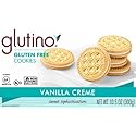 Glutino Cookies Gluten Free Vanilla Creme - 10.6 oz (Pack of 3)