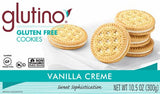Glutino Cookies Gluten Free Vanilla Creme - 10.6 oz (Pack of 3)