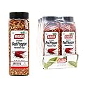 Badia Crushed Red Pepper 12 Oz (Pack of 6) - Dried and Crushed Red Chili Flakes for Cooking, Seasoning, and Topping