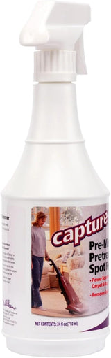 Capture Pre-Mist Soil Release for Carpet Dry Cleaner - Carpet Cleaning Pre Spray - Loosen Juice, Coffee & Wine Spill and Tough Rug Stains Eliminator