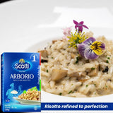 Arborio Rice, Risoto Rice, 100% Italian, 1.1 Lb (500 g) Chef Selection, Recipe Included For Easy Preparation, Gluten Free, Non-GMO, Vacuumed Packed, Riso Scotti
