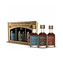 Crown Maple Artisan Trio Collection in Petite 50ML (1.7 Fl. Oz.) Window Box featuring Bourbon Barrel Aged, Madagascar Vanilla Infused, and Cinnamon