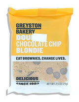 Greyston Bakery Double Chocolate Chip Blondie, 2.5 OZ