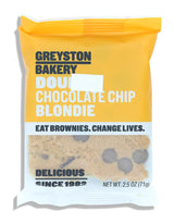 Greyston Bakery Double Chocolate Chip Blondie, 2.5 OZ