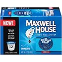 Maxwell House, Single Serve K-Cups, Cafe Collection, Original Roast, 12 Count, 4.12oz Box (Pack of 6)
