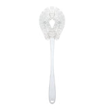 LOLA Toilet Bowl Brush w/Curved Head, Coated Wire, Durable Poly Bristles, Reaches Under Toilet Bowl Rim, 1 Pack