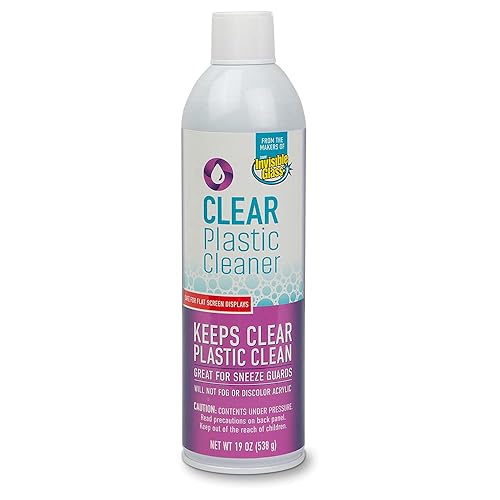 Invisible Glass 91014 Clear Plastic Cleaner - Cleans and Protects Plastic on Electronics, Appliances, Eyewear, Cars, Trucks, RVs, Boats & More, Helps