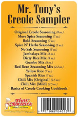 Tony Chachere’s Cajun Gift Set - Multiple Varieties of Seasonings & Spices - Great Idea for Cooks and Food Lovers (Gift Set, Mr. Tony's Creole