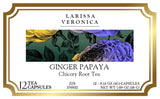 Ginger Papaya Chicory Root Tea (Single Serve K-Cup Pods) (12 pods, ZIN: 576932) - 2 Pack