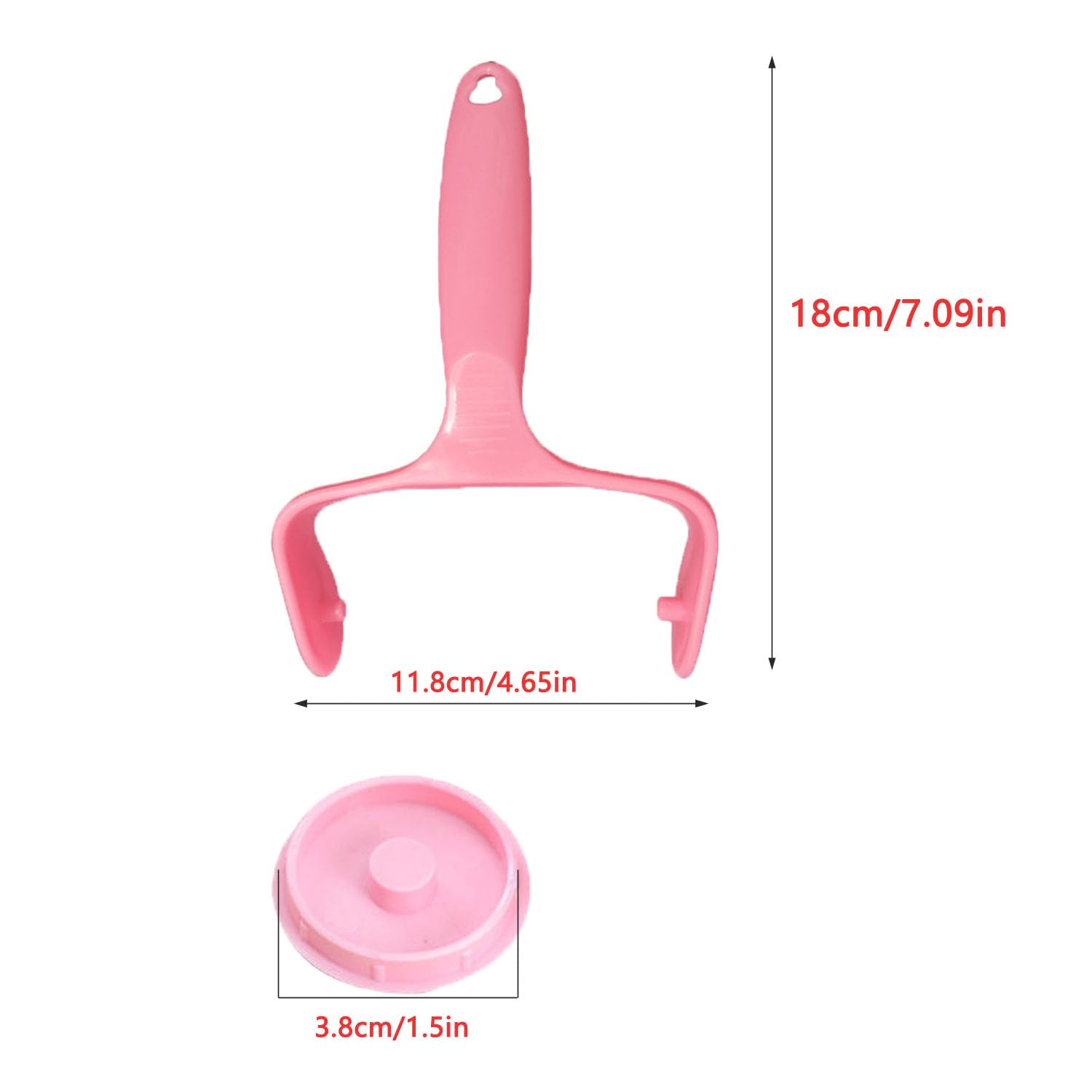 ArrErr 2 Pack Lint Roller Handle Replacement Sticky Roller Holder for Sticky Lint Roller Refills Pet Hair Removal Lint Rollers Cat Lint Remover