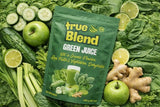 TrueBlend Green Juice Powder - Whole Fruit & Vegetable Drink Mix (240 g Pouch)