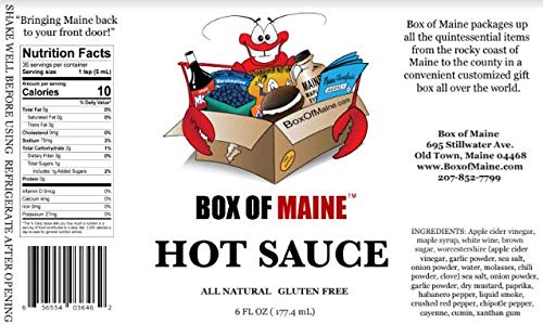 Wicked Good Hot Sauce - A Maine Original - 6 Ounce L M