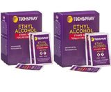 Techspray 1606-30pk Ethanol Wipes, 5-1/4 x 5-1/2", 30 per Pack (2-Pack) 60 Wipes Total