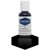 AmeriColor, Super Black, .75 Ounce Bottle, Soft Gel Paste Food Color