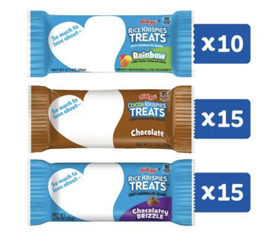 Kellogg's Rice Krispies Treats Squares Original With Gems 30.3oz