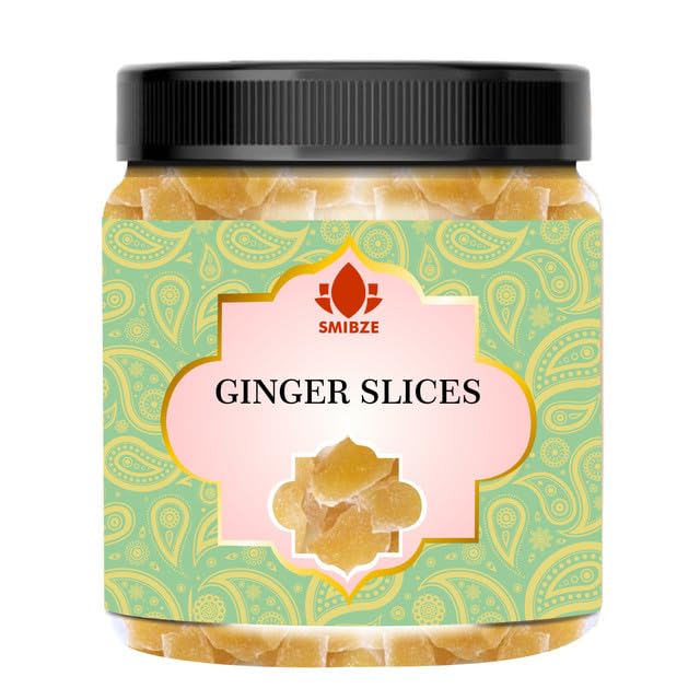 SMIBZE Natural Ginger Slices 100 GM (Pack of 1) SMIBZE