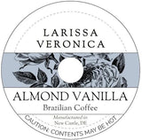 Almond Vanilla Brazilian Coffee (Single Serve K-Cup Pods) (Gourmet, Naturally Flavored, Whole Coffee Beans) (12 pods, ZIN: 571106)