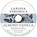 Almond Vanilla Brazilian Coffee (Single Serve K-Cup Pods) (Gourmet, Naturally Flavored, Whole Coffee Beans) (12 pods, ZIN: 571106)