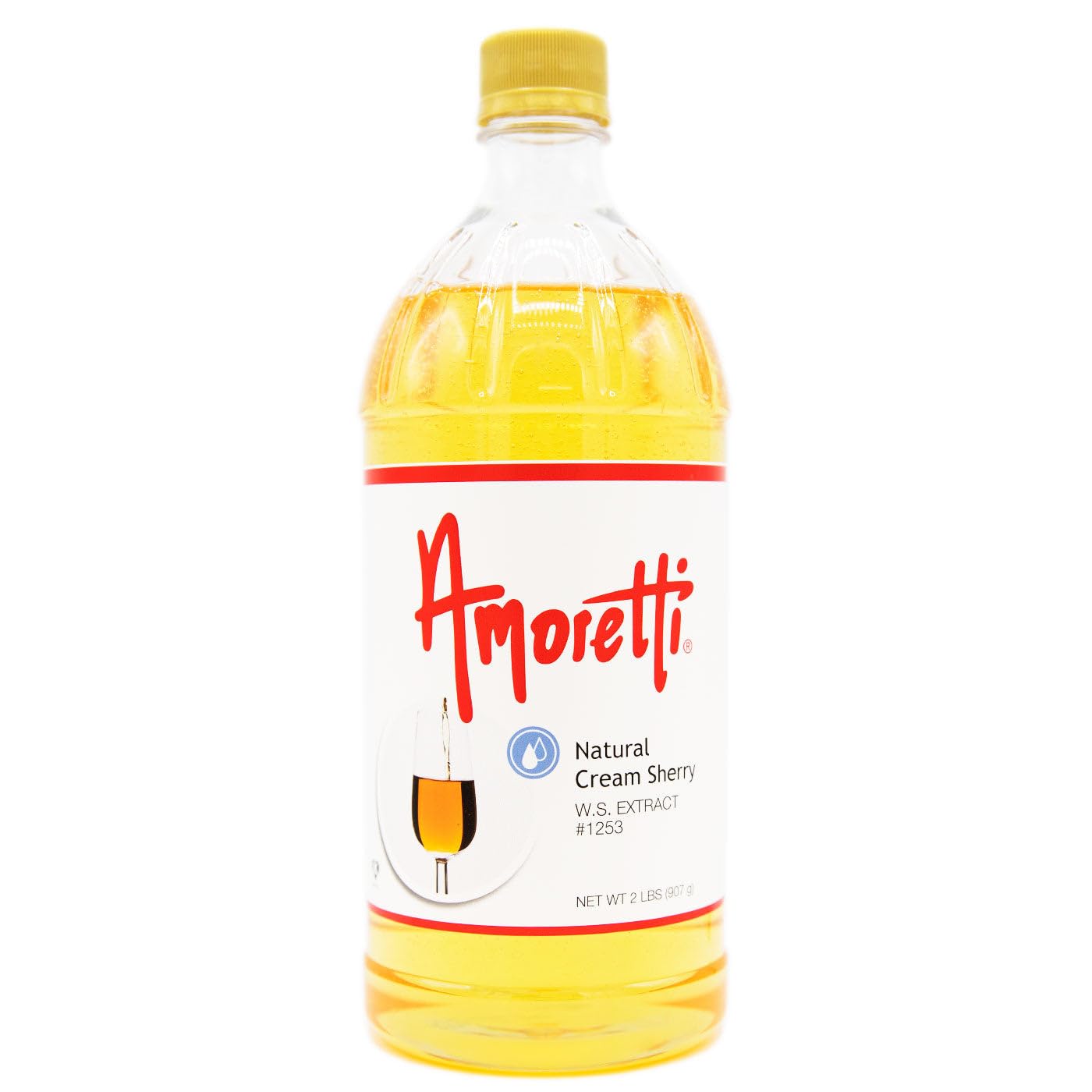 Amoretti - Natural Cream Sherry Extract Water Soluble 2 oz - Highly Concentrated & Perfect For Pastry, Savory, Brewing, and more, Preservative Free