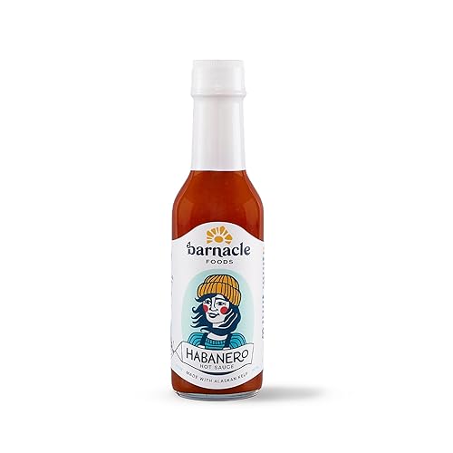 Barnacle Foods Habanero Bull Kelp Hot Sauce - Made in Alaska - Kelp & Peppers, Delicious Savory Flavor & Heat, Packed with Vitamins & Minerals, Great