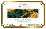 Vanilla Chai Brazilian Coffee (Single Serve K-Cup Pods) (Gourmet, Naturally Flavored, Whole Coffee Beans) (12 pods, ZIN: 578418)