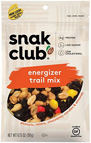 Snak Club Energizer Trail Mix, Gluten Free, 6.75-Ounces, 6-Pack