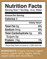Davidson's Organics, Coconut Vanilla, 25-count Tea Bags, Pack of 6