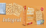 Rovira Export Sodas - Wheat Crackers (8 foil fresh packs/box) - 9 oz Box (Count of 2)